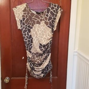 Mosaic Brown Stretch dress